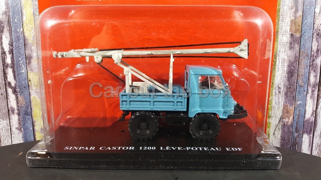 Sinpar Castor 1200 met boor installatie 1:43 Atlas, Verzenden, Nieuw, Bus of Vrachtwagen, Overige merken