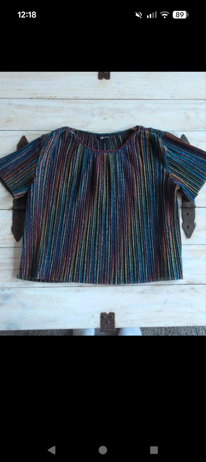 Glitter shirt, Meerkleurig, Ophalen of Verzenden, Zo goed als nieuw, Korte mouw