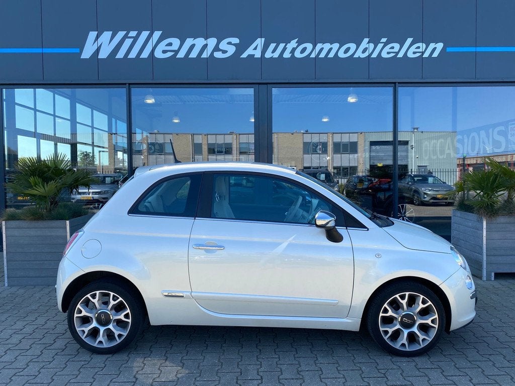 Fiat 500 0.9 TwinAir Turbo Easy Airco, 15'' LM & Navigatie, Auto's, Voorwielaandrijving, Gebruikt, Met garantie (alle), Origineel Nederlands