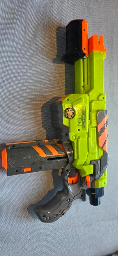 Nerf Vortex Vigilon Blaster - Groen/Oranje Speelgoedpistool, Ophalen