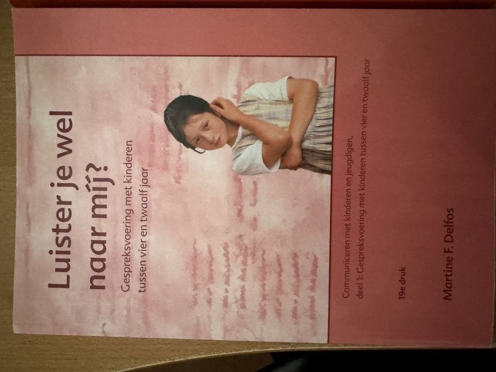 Luister je wel naar mij?, Gelezen, Overige vakken, Ophalen of Verzenden, Martine Delfos