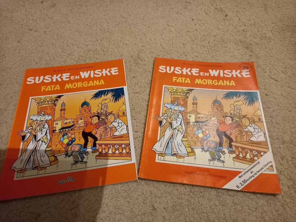 Suske en Wiske Fata Morgana Efteling, Gelezen, Willy Vandersteen, Ophalen of Verzenden, Meerdere stripboeken