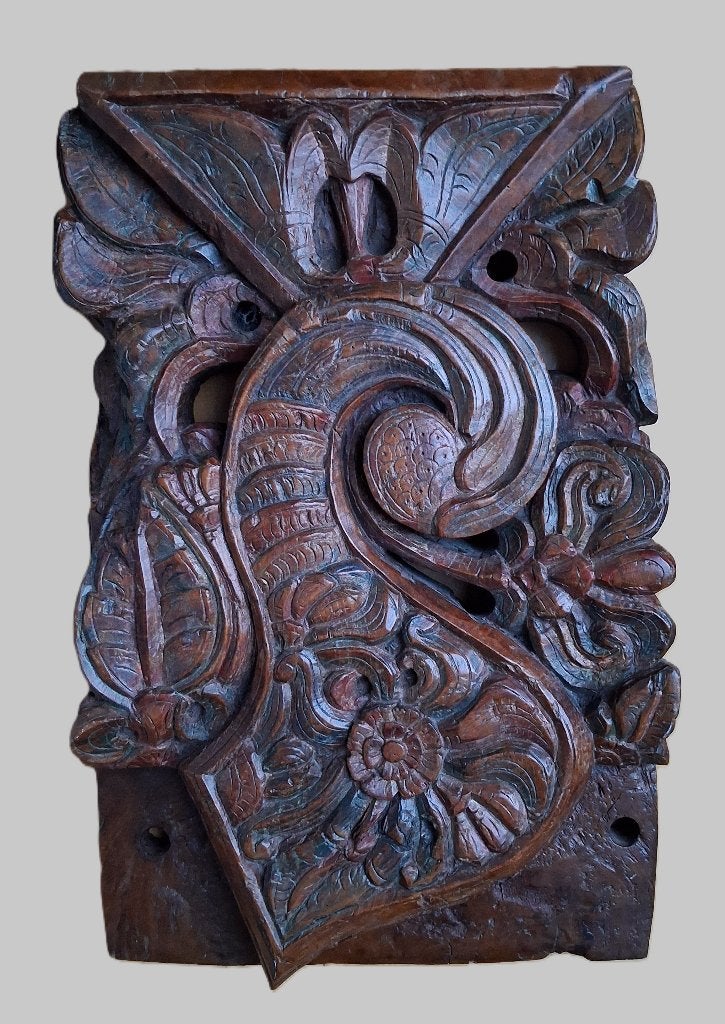Antiek Boeddhistisch tempel ornament Myanmar 1850-1900 Birma, Antiek en Kunst, Ophalen of Verzenden