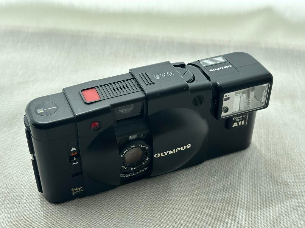 Olympus XA3 Compact Camera met A11 flitser, Ophalen, Zo goed als nieuw, Compact, Olympus