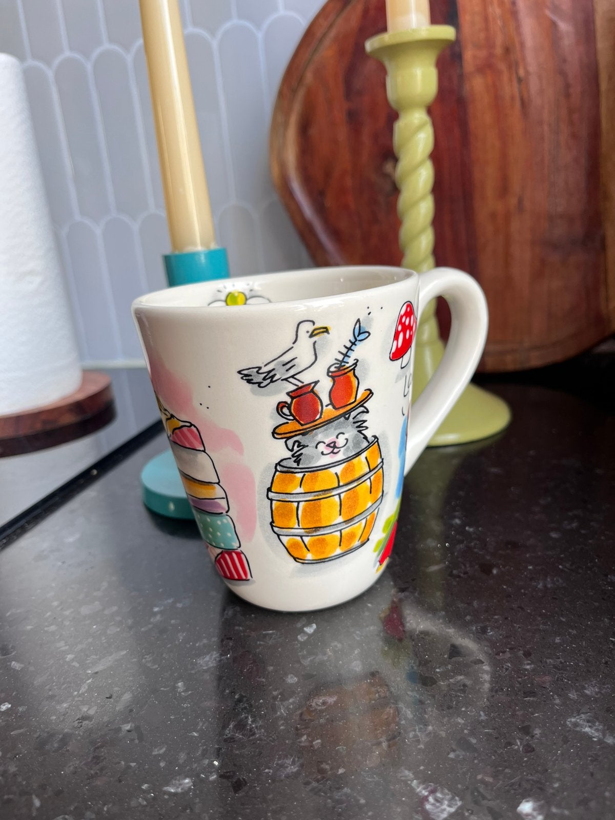 Blond Amsterdam Efteling mok 350 ml, Ophalen of Verzenden, Zo goed als nieuw, Kop(pen) en/of Schotel(s), Aardewerk