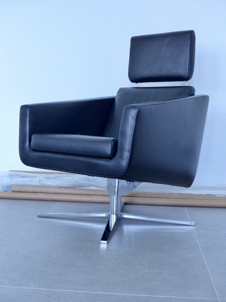 FSM Pavo relaxfauteuil, Huis en Inrichting, Ophalen, Zo goed als nieuw, 50 tot 75 cm, Leer