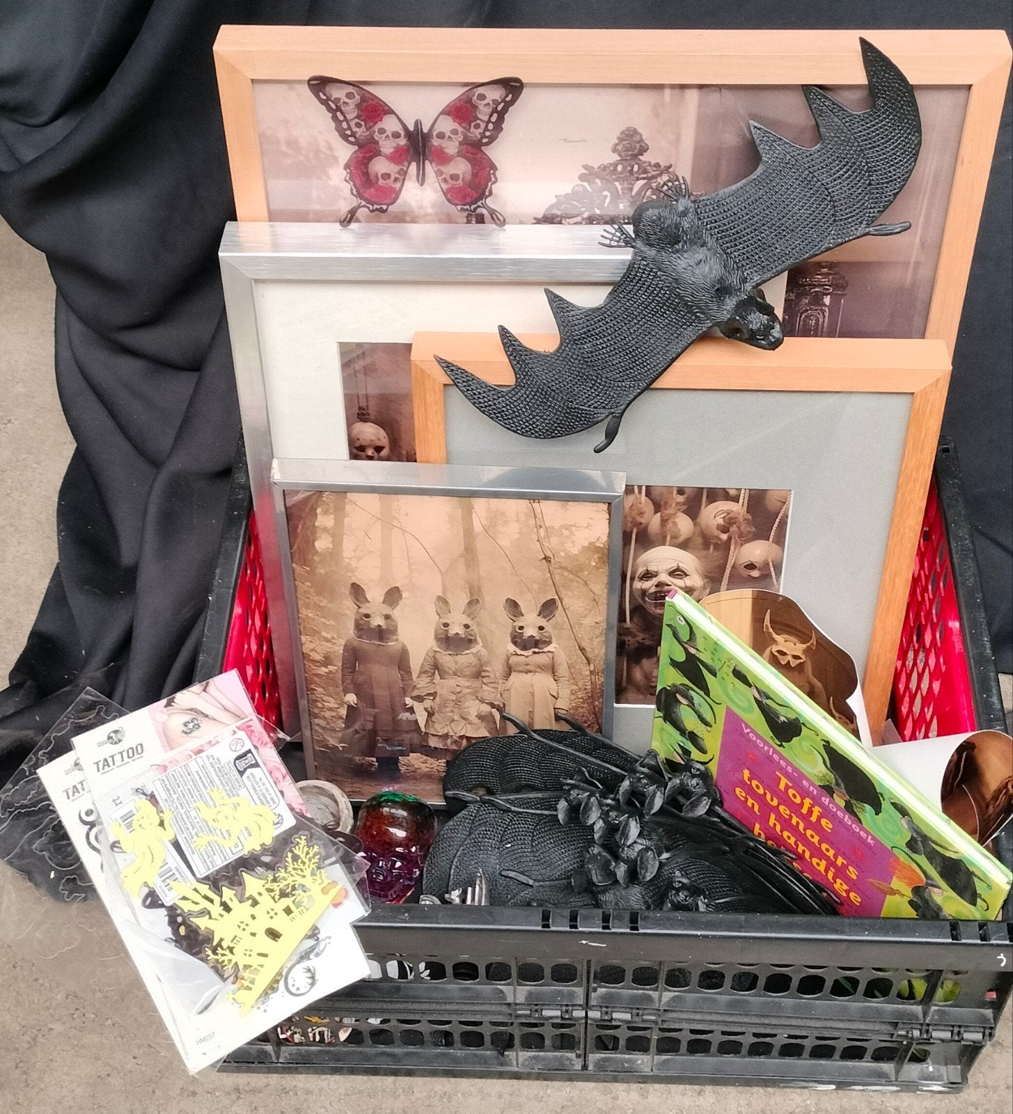 Frightnight Halloween box met inhoud, Ophalen, Halloween of Griezel