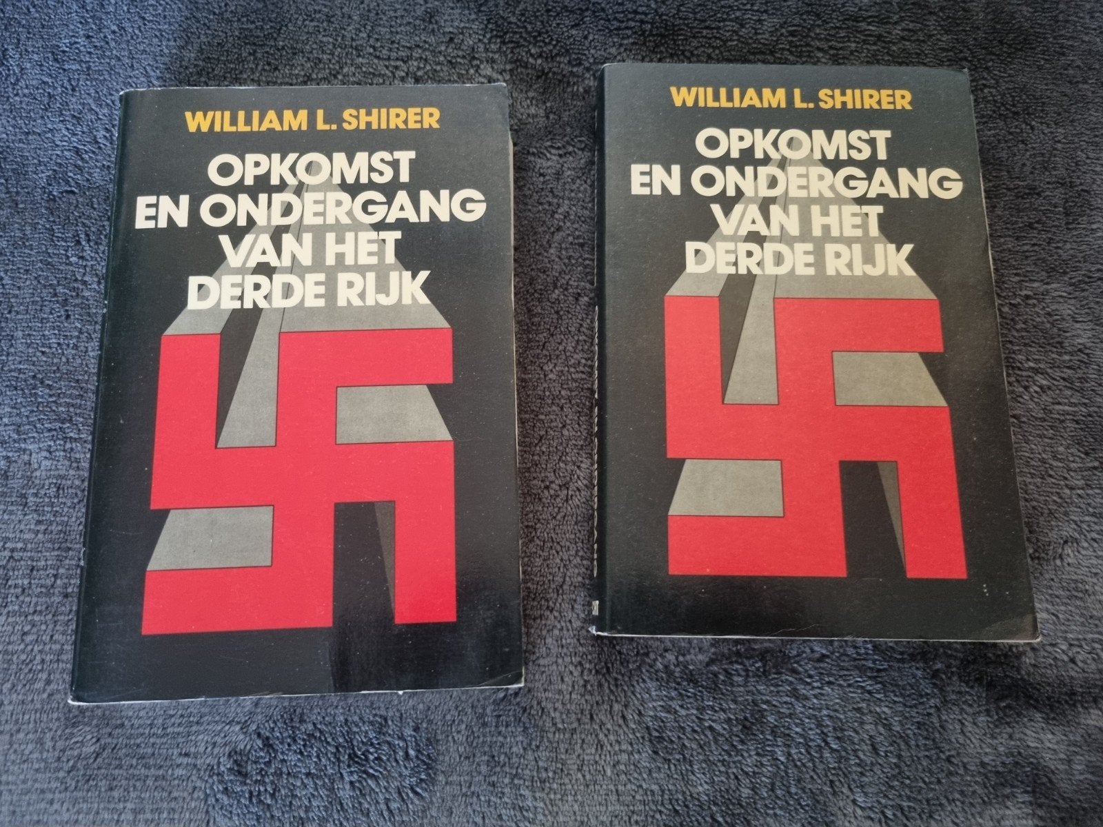 Opkomst en ondergang van het Derde Rijk deel 1 en 2, Boeken, Ophalen of Verzenden, 20e eeuw of later, Gelezen, William L. Shirer