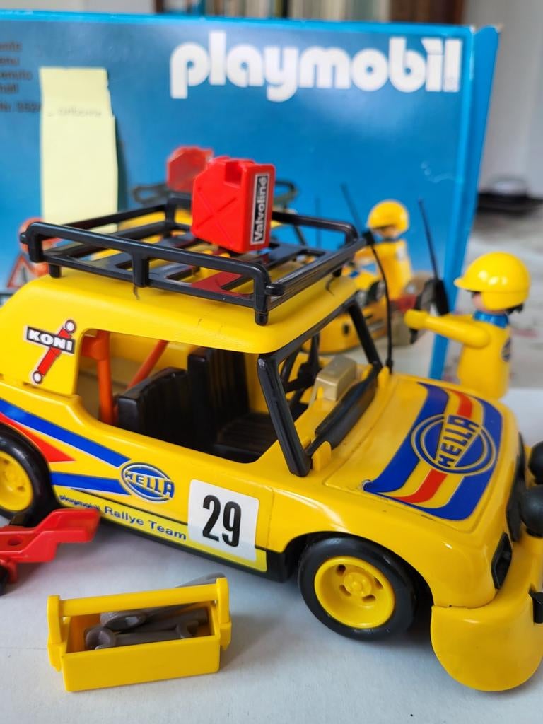 Playmobil Rallye Team 3524 met doos en figuren, Ophalen of Verzenden, Gebruikt, Complete set