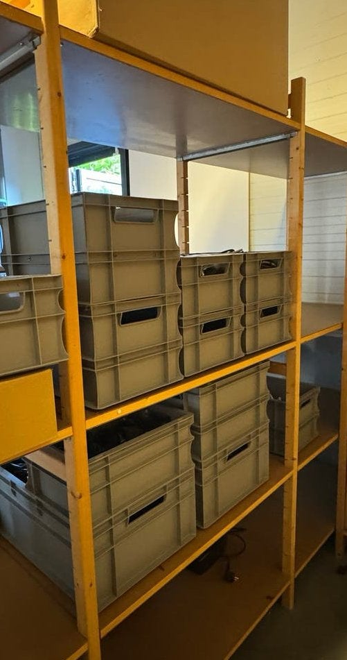 Bruynzeel houten legbord stellingen (Archos), Ophalen, Gebruikt
