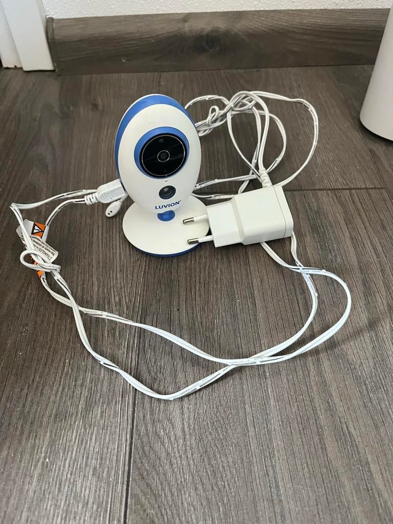 Luvion Babyfoon Camera - Wit/Blauw, Kinderen en Baby's, Babyfoons, Ophalen of Verzenden, Gebruikt, 100 tot 250 meter, Camera