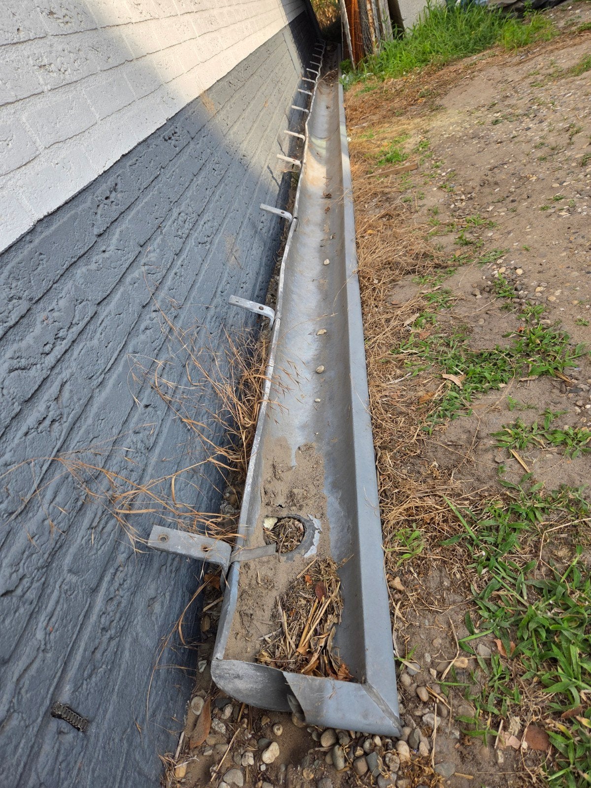 Mastgoot 7,85m lang, 20cm breed, Doe-het-zelf en Verbouw, Buizen en Afvoer, Ophalen, Overige materialen, Gebruikt, 6 meter of meer
