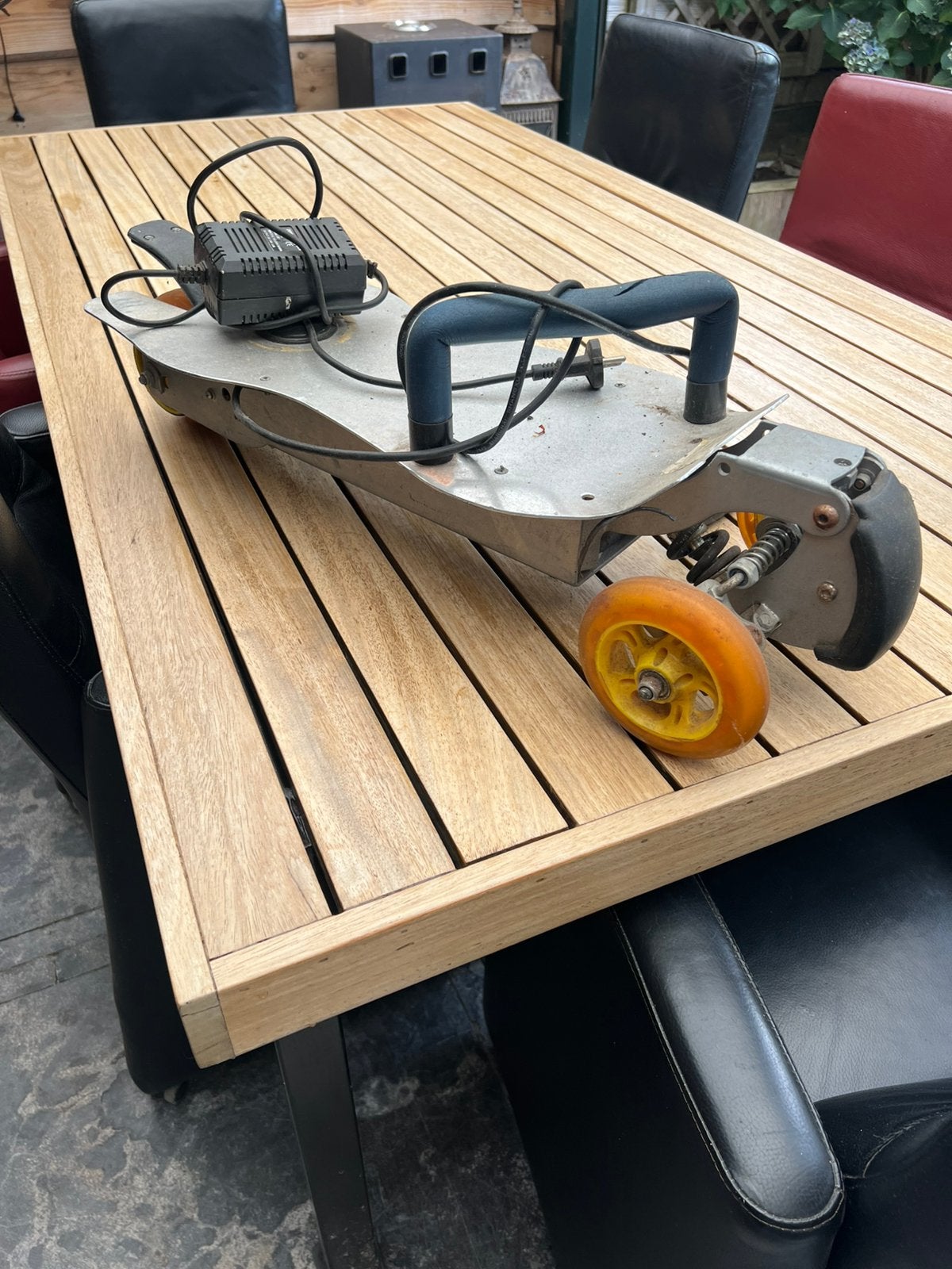 Elektrische skateboard, Sport en Fitness, Skateboarden, Ophalen, Gebruikt, Skateboard