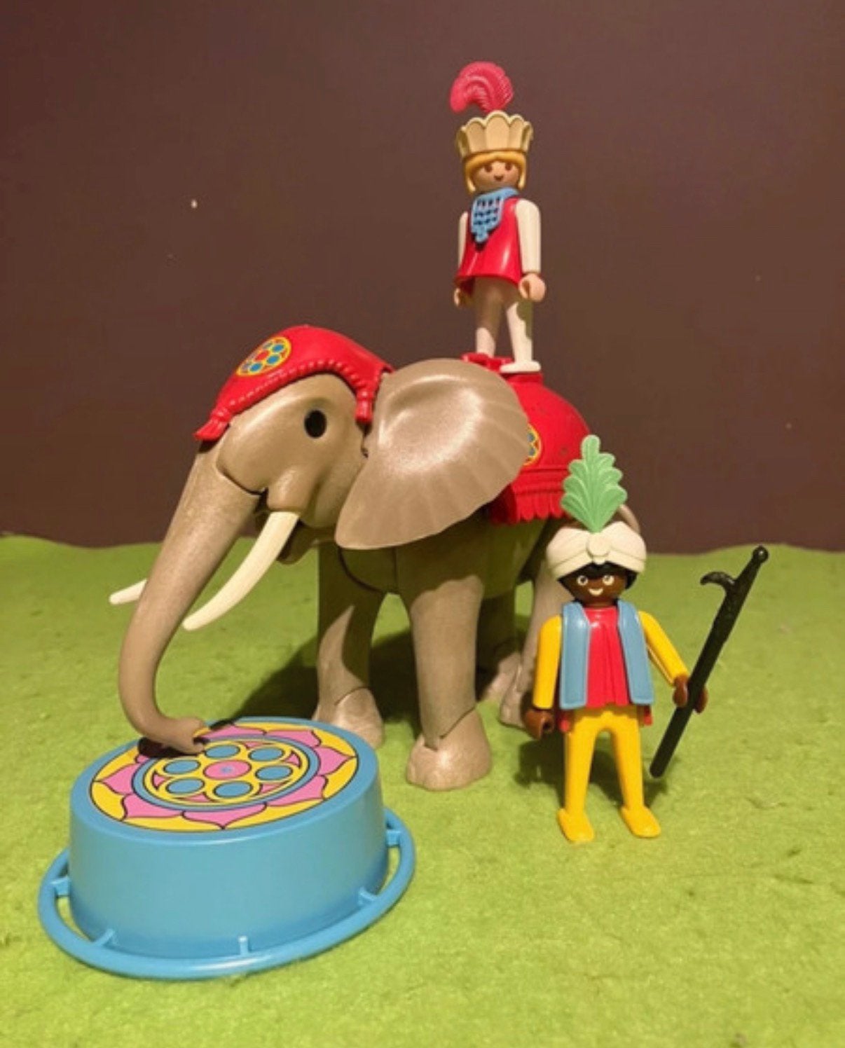 Playmobil 3711 - olifant Circus Romani Roncalli - vintage, Kinderen en Baby's, Verzenden, Zo goed als nieuw