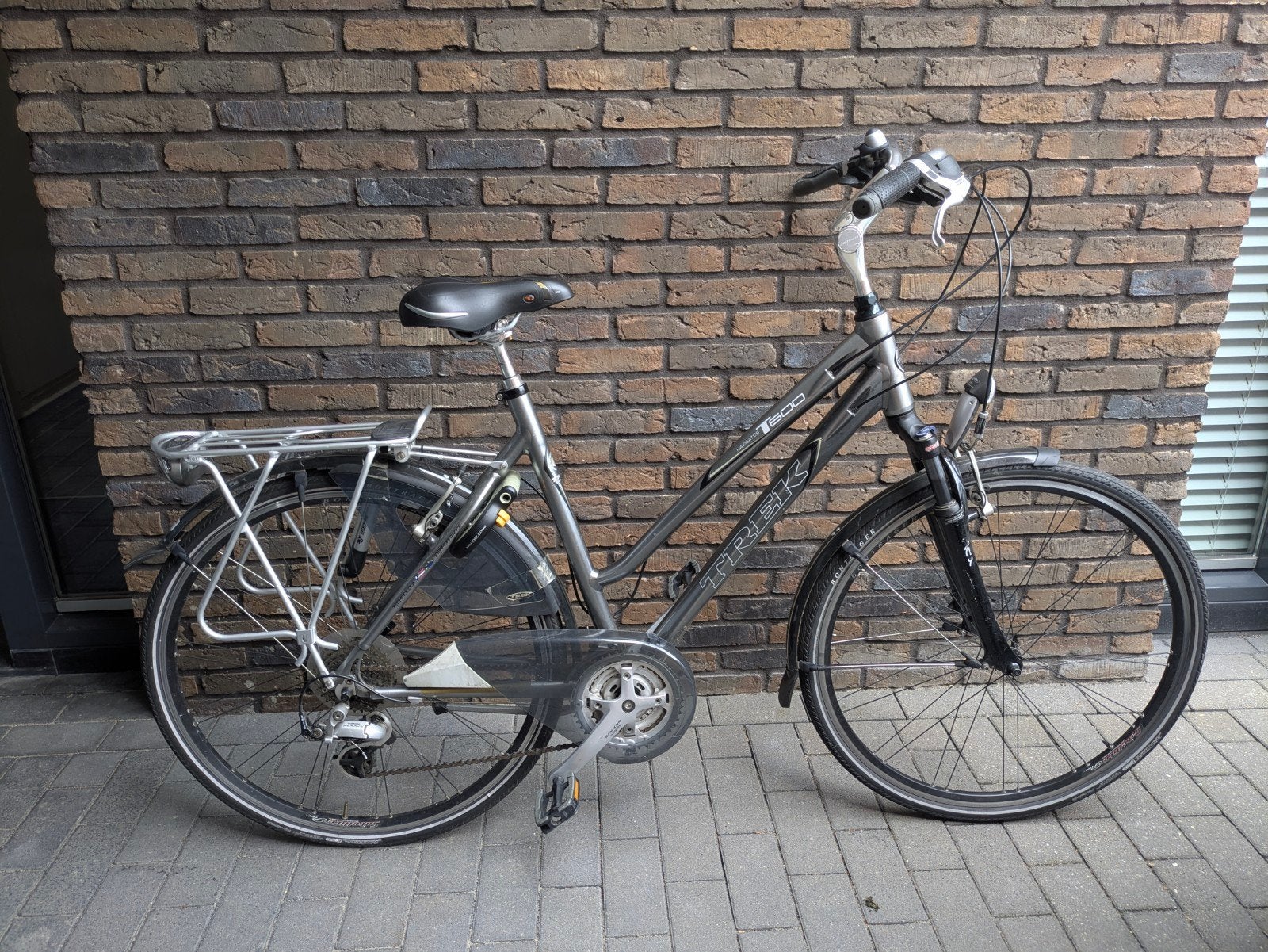 Trek T600 Navigator fiets, Fietsen en Brommers, Fietsen | Dames | Damesfietsen, Gebruikt, Overige merken, Versnellingen, Ophalen