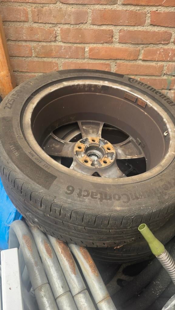 4x 225/50 R17 banden met velgen voor Opel Zafira Tourer, Ophalen