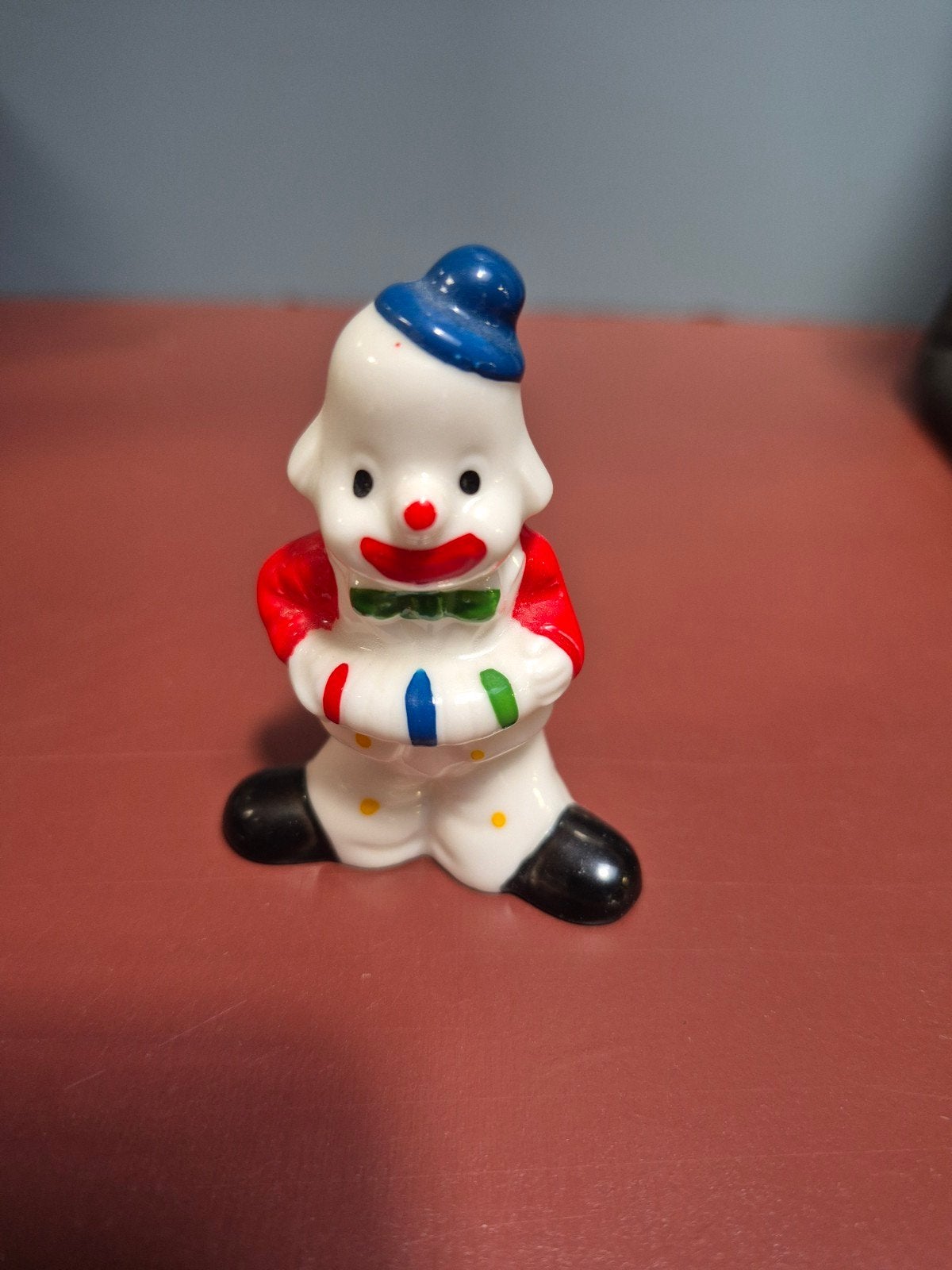 Clowntje met accordeon, Verzamelen, Beelden en Beeldjes, Ophalen of Verzenden