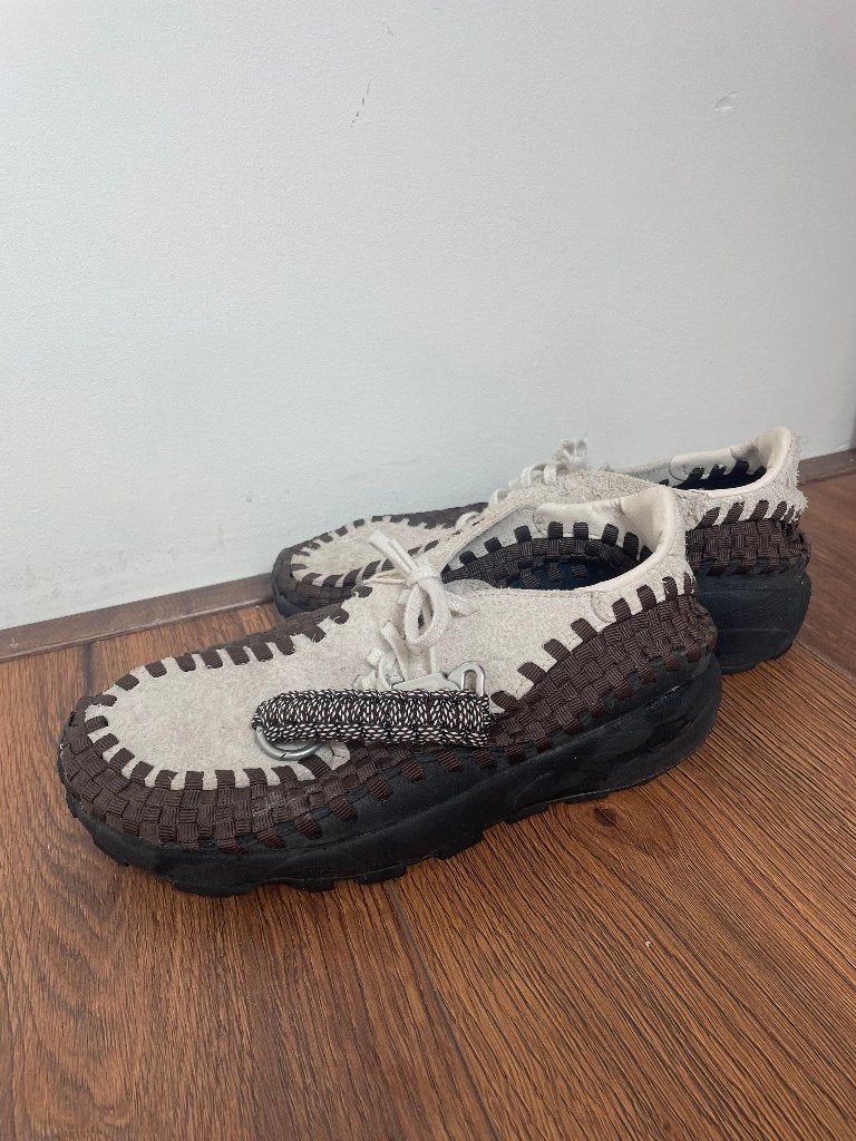 Nike Air Footscape sneakers maat 40,5 woven bruin creme, Colosseum 1 1213 NL Hilversum Nederland, Bruin, Nike, Ophalen of Verzenden
