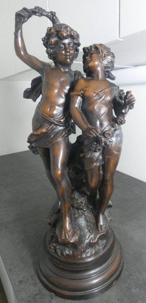 Antiek beeld van twee cherubijnen [1999], Antiek en Kunst, Ophalen