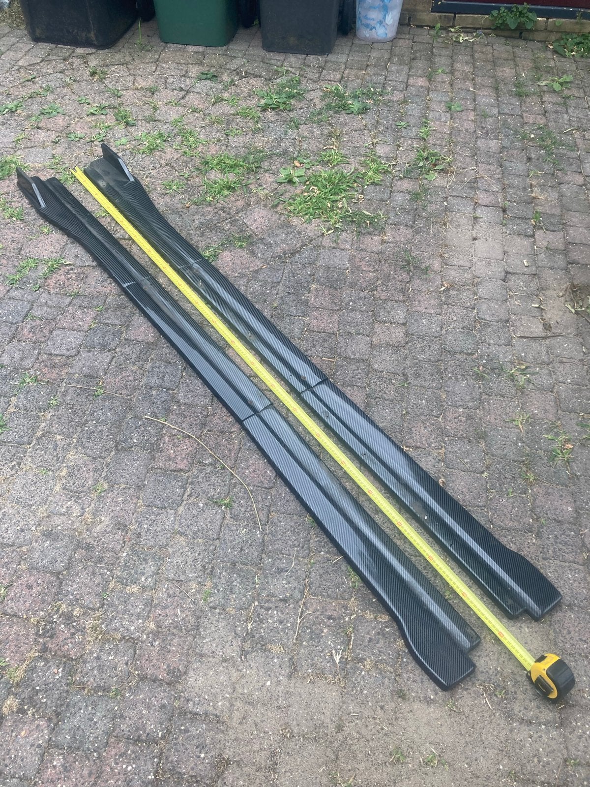 Universele Carbon Look Side Skirts en Front Lip, Ophalen