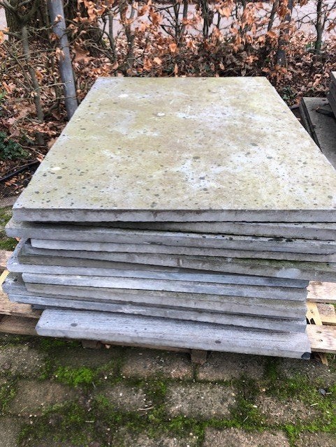 Hardsteen terrastegels , nog 5 stuks op pallet . maat 100x60, Ophalen, Gebruikt, Terrastegels, Natuursteen
