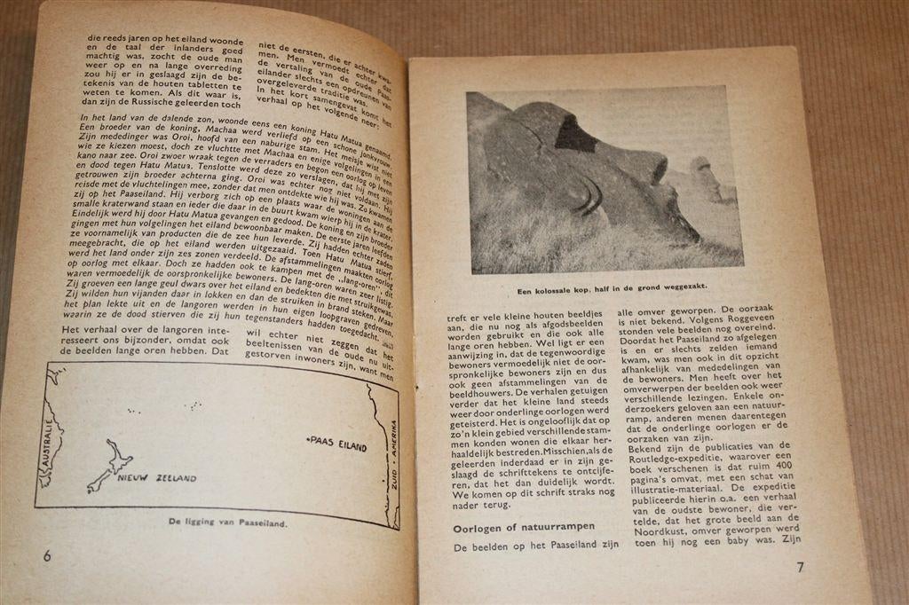 Afgodsbeelden van Paaseiland [1947] — Geheimzinnige Stenen, Ophalen of Verzenden, Gelezen, Europa