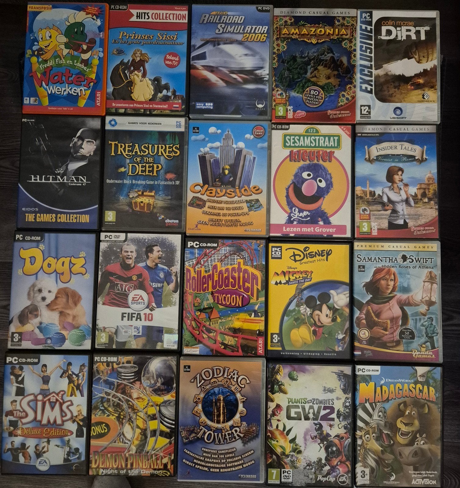 Grote collectie PC games: Avontuur, RPG, Simulatie en meer, Spelcomputers en Games, Overige genres, 1 speler, Ophalen of Verzenden