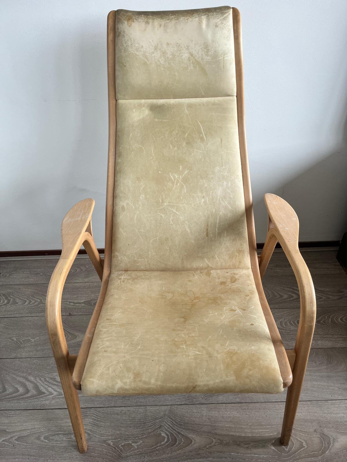 Swedese lamino fauteuil, Ophalen, Zo goed als nieuw, 75 tot 100 cm, 50 tot 75 cm