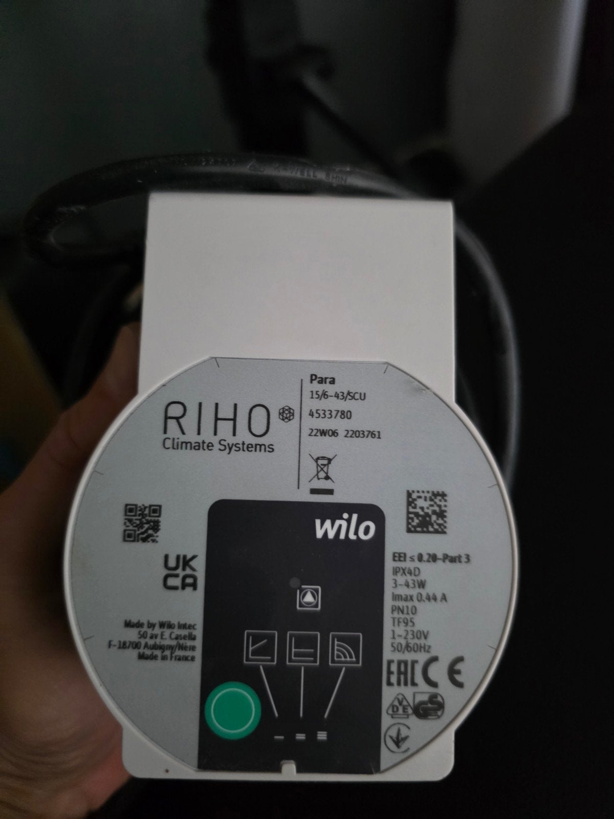 Nieuwe Wilo vloerverwarmingspomp - ongebruikt, Ophalen, Nieuw, Minder dan 60 cm, Overige typen