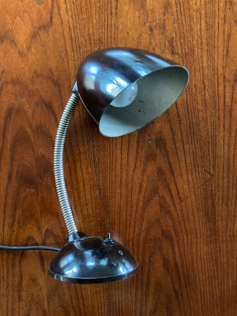 4 Bakelieten Bureau lampen van Erik Kirkman Cole., Gebruikt, Art Deco., Ophalen of Verzenden, Overige materialen