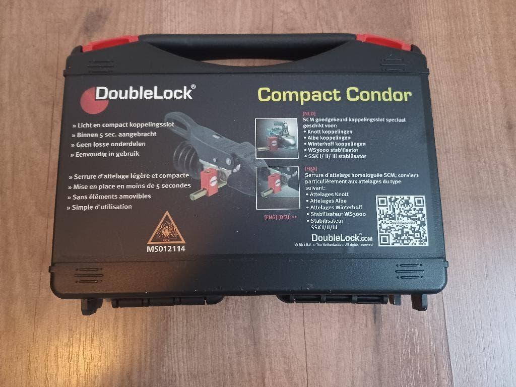 DoubleLock Compact Condor koppelingsslot, Caravans en Kamperen, Caravan accessoires, Ophalen, Nieuw