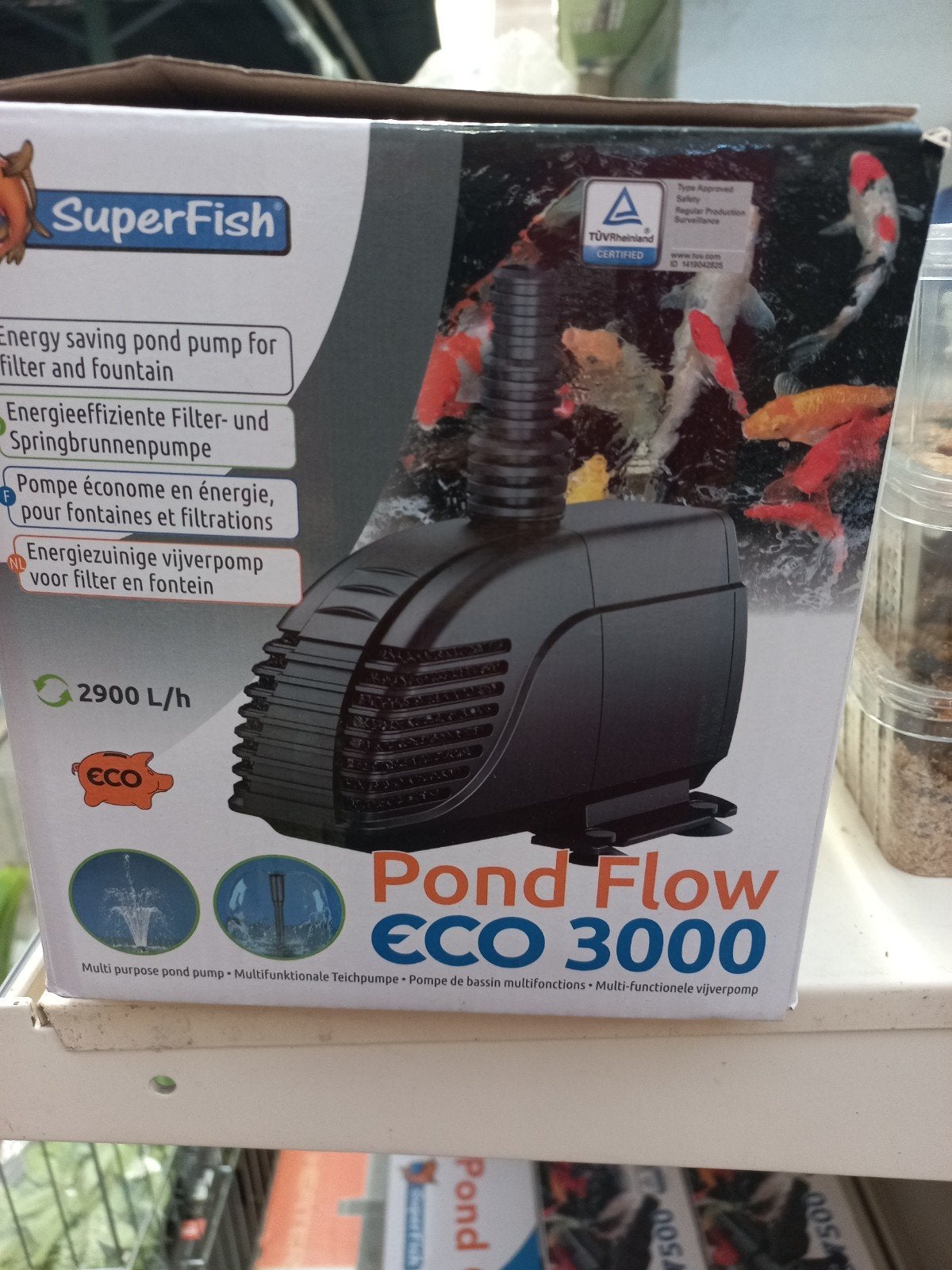 Fonteinpomp eco 3000, Ophalen, Nieuw, Vijverpomp