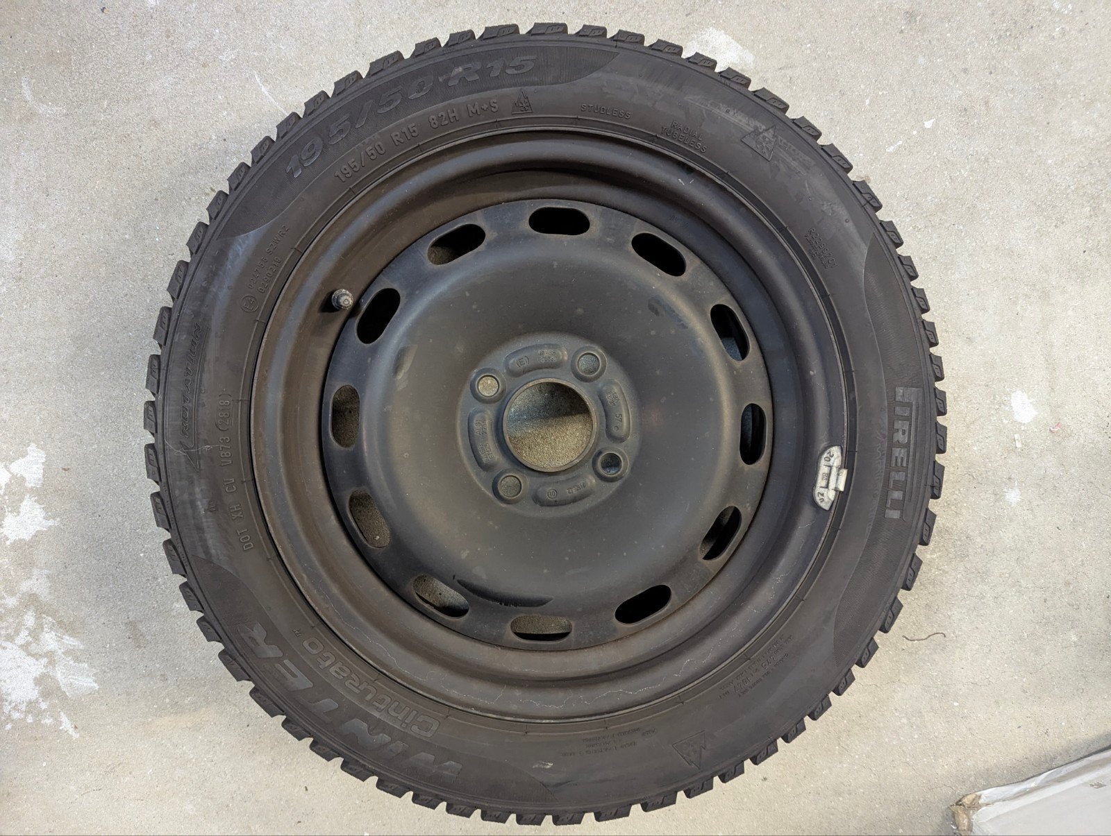 Goede set winterbanden voor Ford Fiesta, Auto-onderdelen, Ophalen, Gebruikt, 15 inch, Banden en Velgen