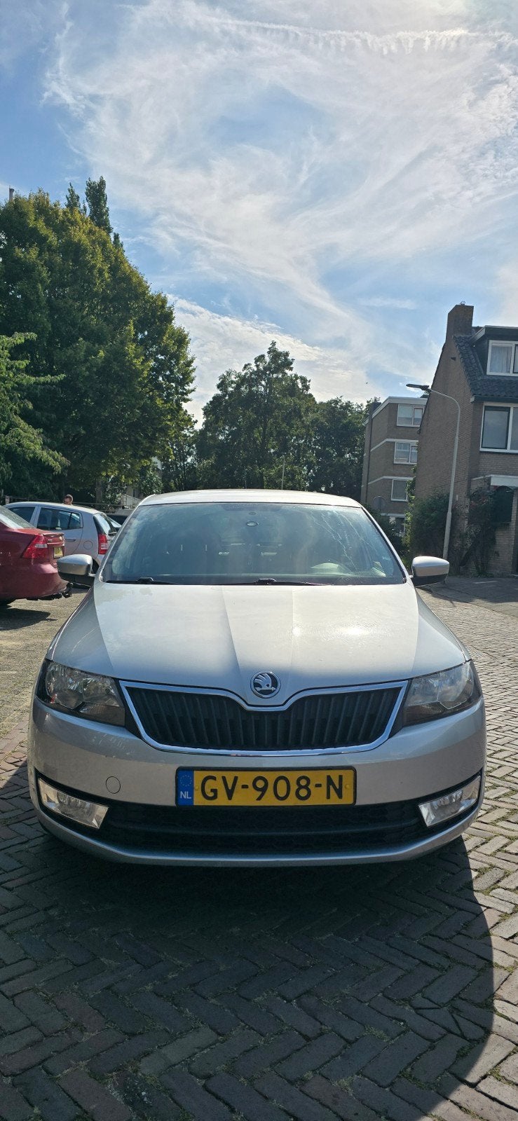 Skoda Rapid 1.2 TSI 63KW 2015 Grijs, Auto's, Voorwielaandrijving, Euro 5, Zwart, 4 cilinders