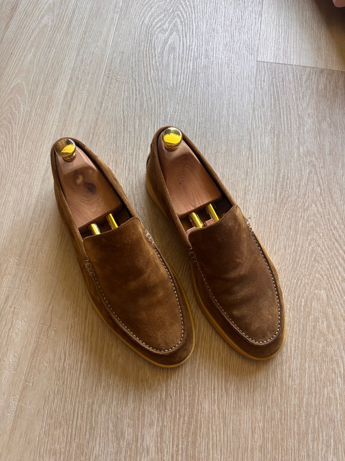 Loro Piana Summer Walk Loafers Maat 41 Camel, Kleding | Heren, Schoenen, Zo goed als nieuw, Loafers, Bruin, Ophalen of Verzenden