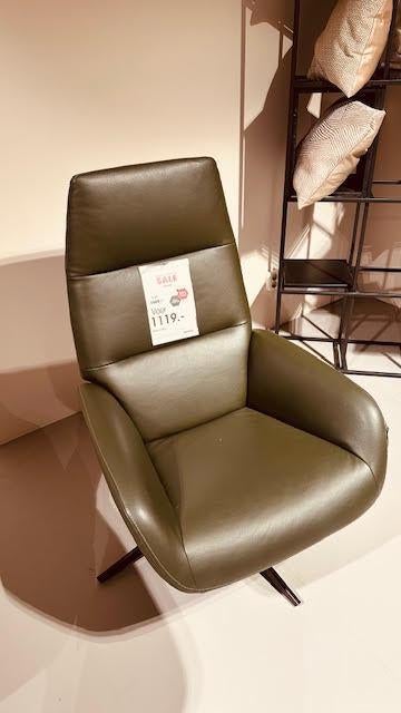 Montèl Ergo Draaifauteuil Leder, Ophalen, Nieuw, 50 tot 75 cm, Leer