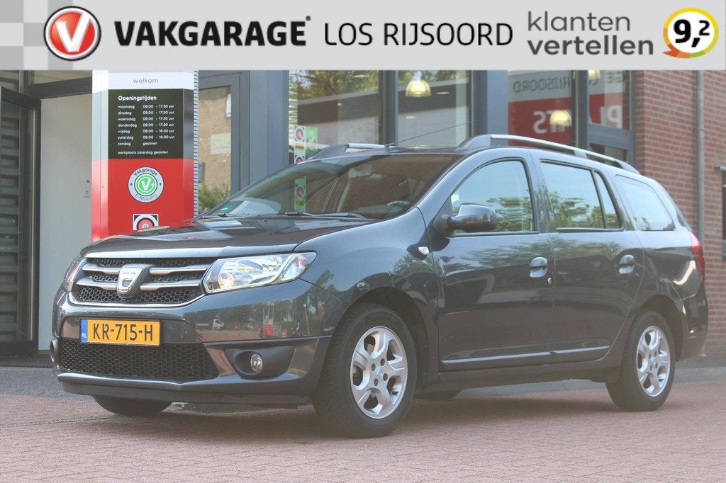 DACIA Logan Mcv 0.9 Tce *Prestige* | Trekhaak | Navigatie |, Auto's, Dacia, Stof, Origineel Nederlands, Handgeschakeld, Zilver of Grijs