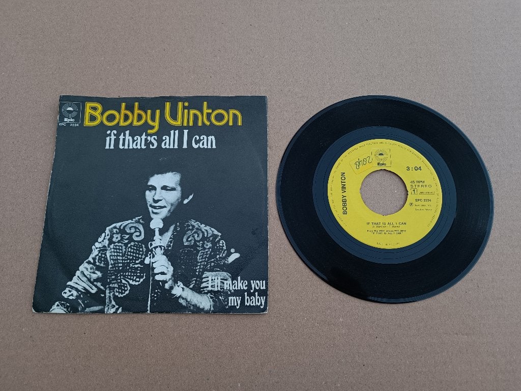 Single: Bobby Vinton - If That's All I Can (1974), Verzenden, Gebruikt, 7 inch, Pop