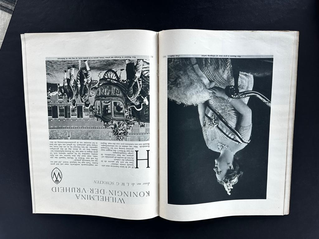 Gedenkboek Gouden Kroon Regeringsjubileum Wilhelmina, Verzamelen, Koninklijk Huis en Royalty, Ophalen of Verzenden, Gebruikt, Nederland