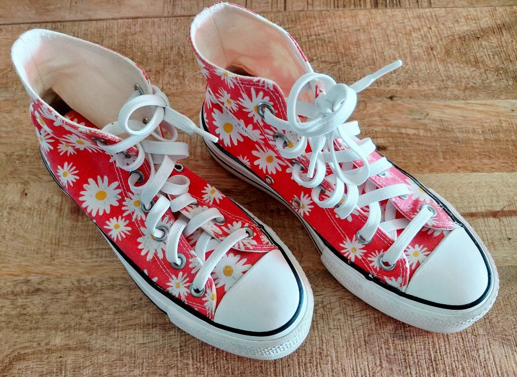 Converse Chuck Taylor All Star Platform High mt.37, Oranje, Ophalen of Verzenden, Converse All Stars, Sneakers of Gympen