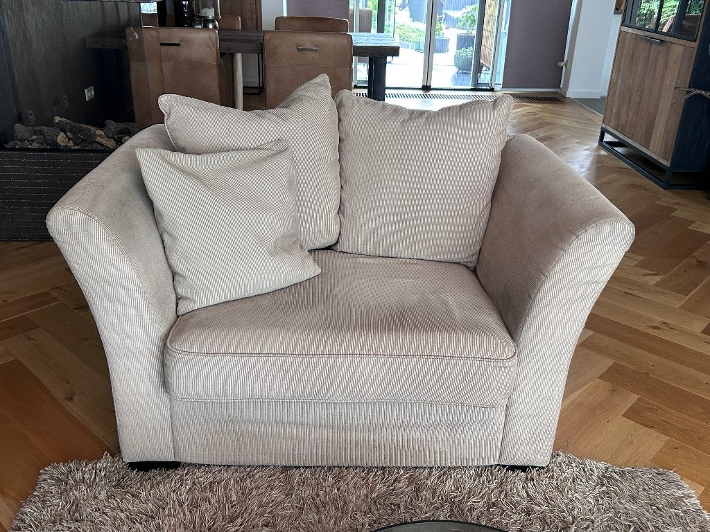 Loveseat / fauteuil / 1,5 zits bank, Ophalen, Gebruikt, Stof, 75 tot 100 cm