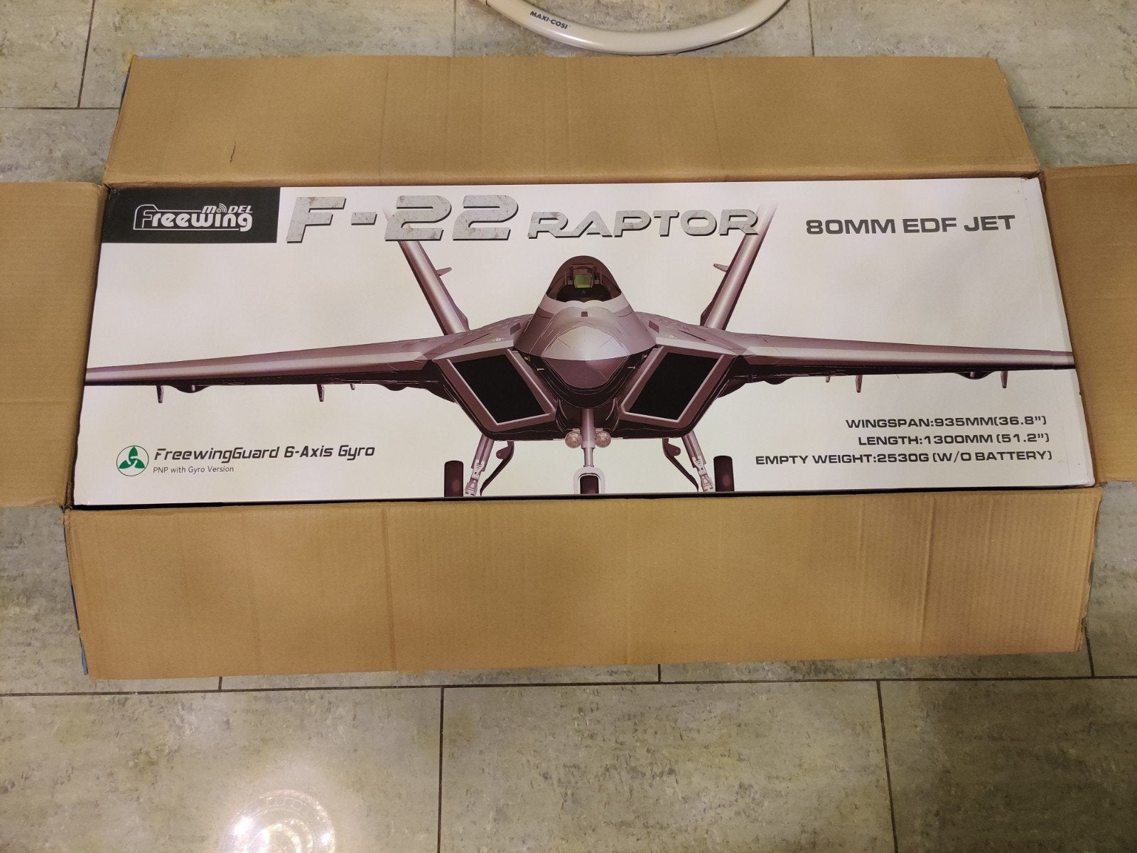 Freewing F-22 Raptor 80mm EDF Jet RC Vliegtuig Nieuw, Ophalen of Verzenden, Nieuw, Elektro