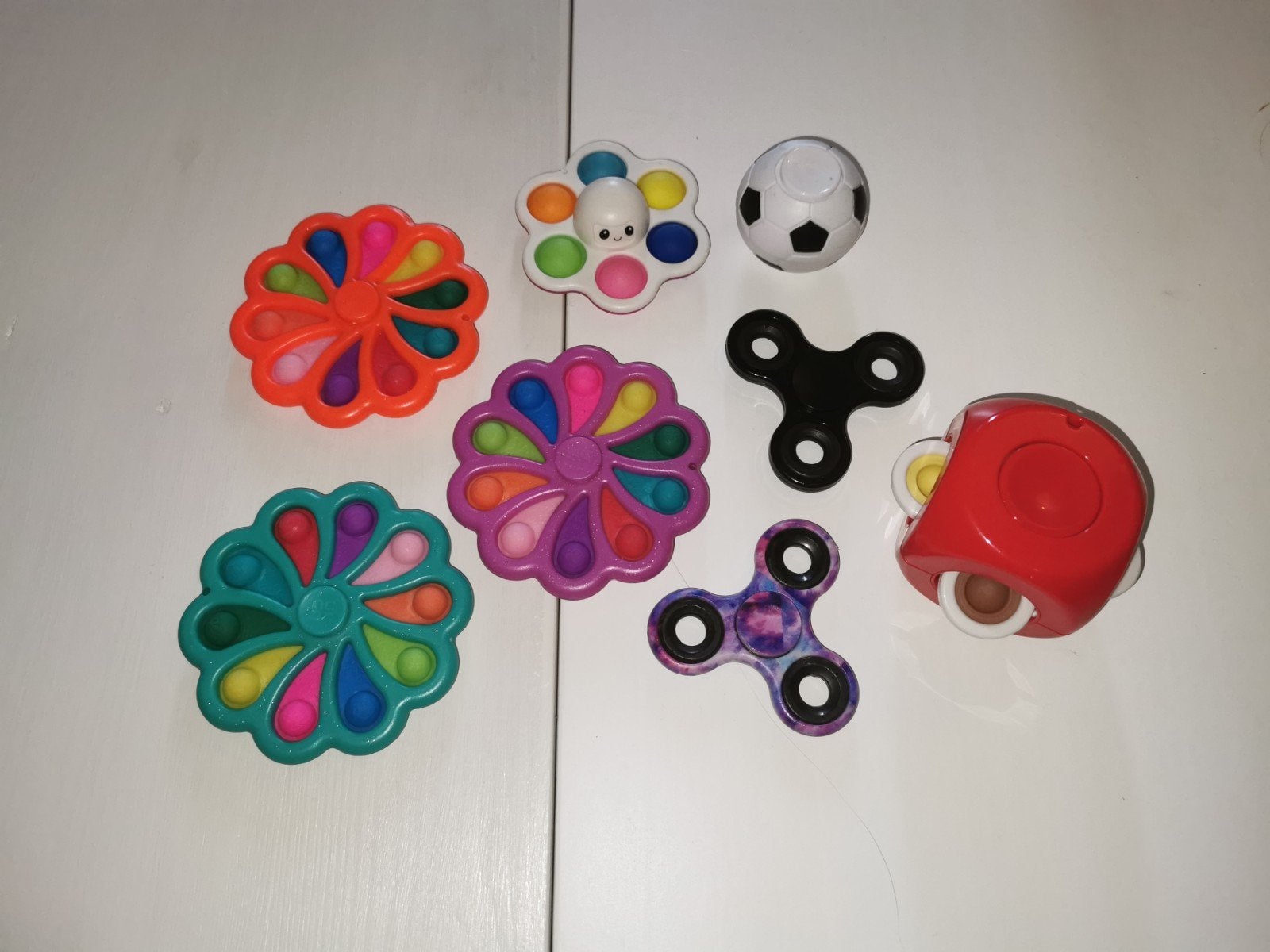 fidget spinners, Verzamelen, Ophalen, Gebruikt
