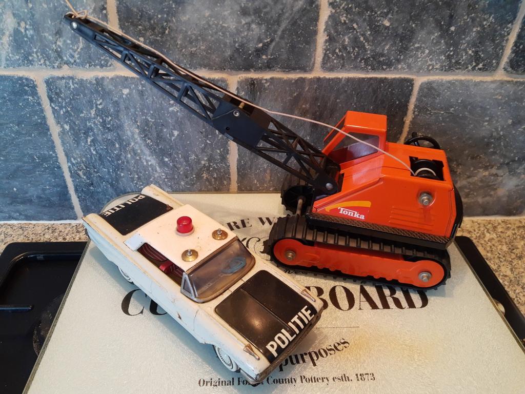 Tonka , Gama , blik, Verzamelen, Speelgoed, Ophalen of Verzenden, Gebruikt