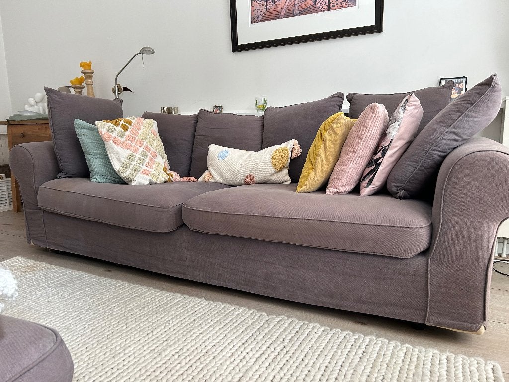 Bank, Huis en Inrichting, Banken | Bankstellen, Ophalen, 250 tot 300 cm, Gebruikt, Driepersoons