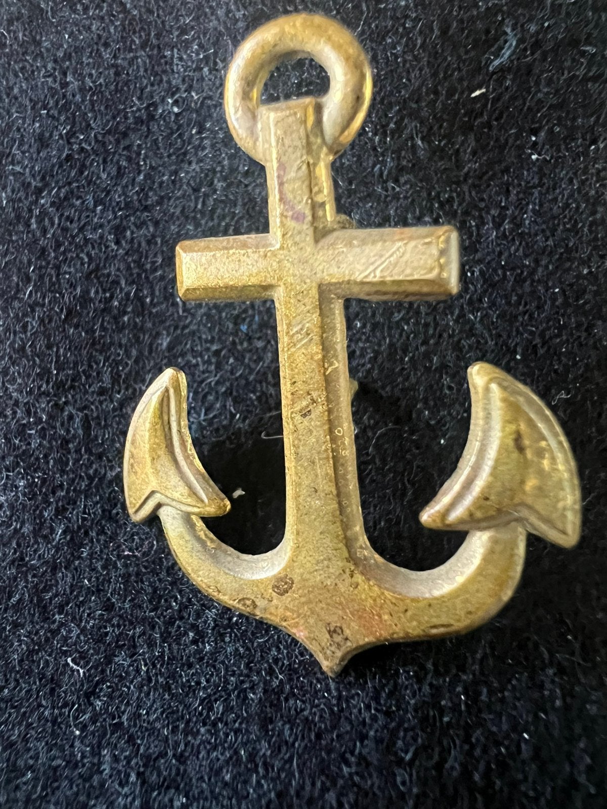 Insigne anker Rijkspolitie te Water, Verzamelen, Militaria | Algemeen, Ophalen of Verzenden, Overige soorten, Nederland, Embleem of Badge