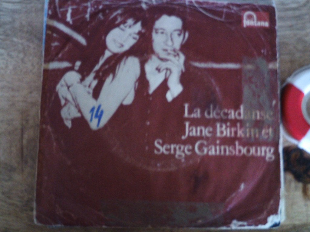 Jane Birkin et Serge Gainsbourg - La Décadanse  30jul, 7 inch, Ophalen of Verzenden, Zo goed als nieuw, Pop