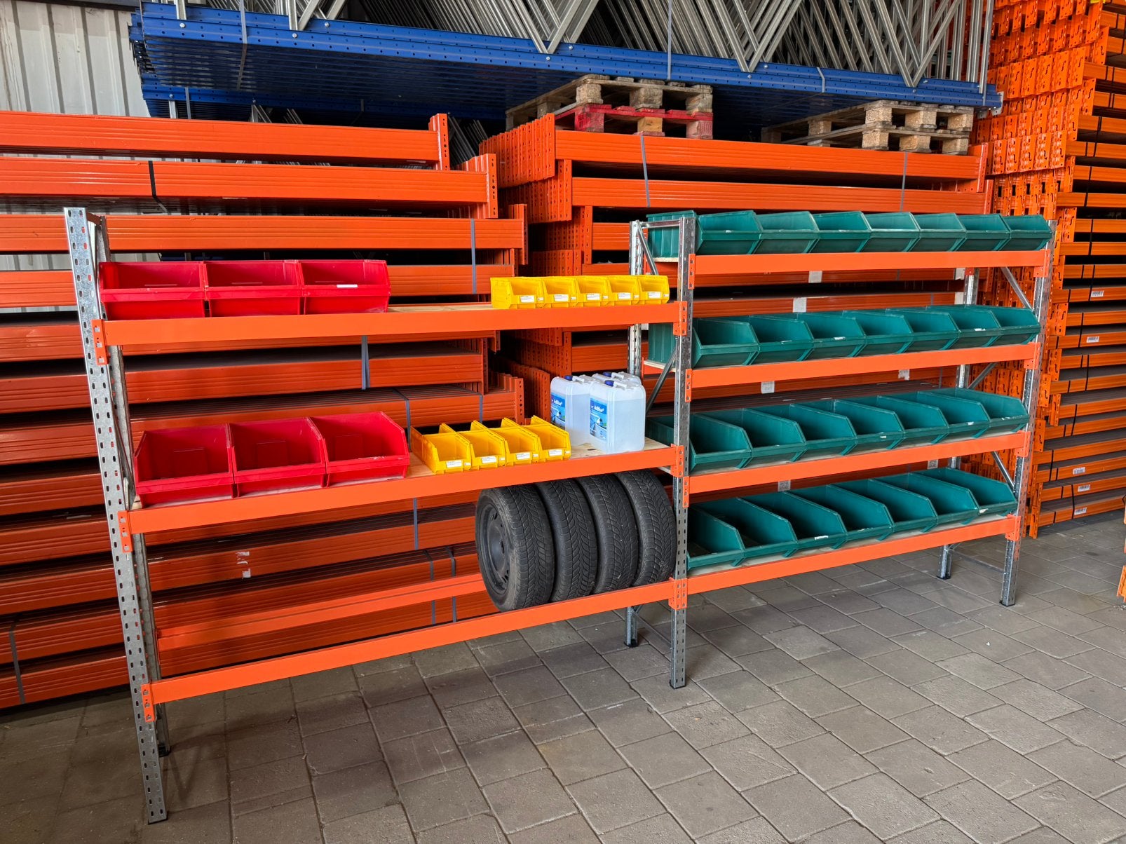 Legbordstelling - Bandenstelling - Magazijnstelling - Nieuw!