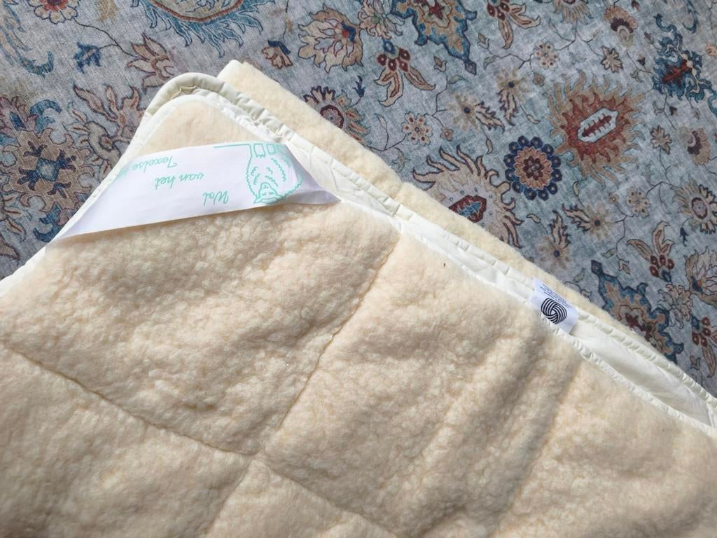 Matras overtrek, Ophalen of Verzenden, Eenpersoons, Blauw, Dekbedovertrek