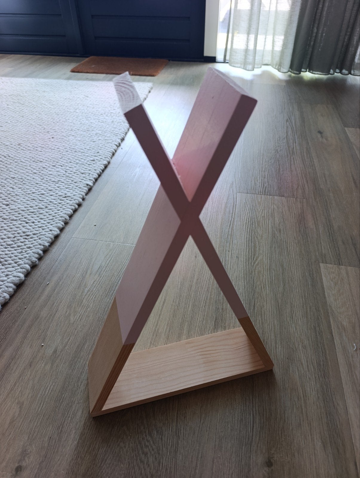 Houten Tipi Boekenplank - Roze/Naturel, Ophalen of Verzenden, Zo goed als nieuw, Roze, Hout